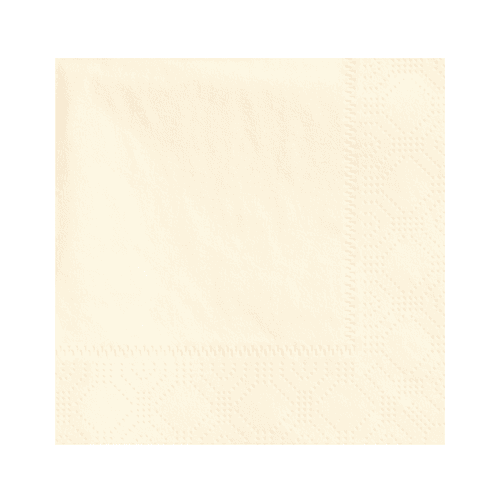 Hoffmaster 4.75 " Regal Embossed 2-Ply Ecru Beverage Napkins - Image 1