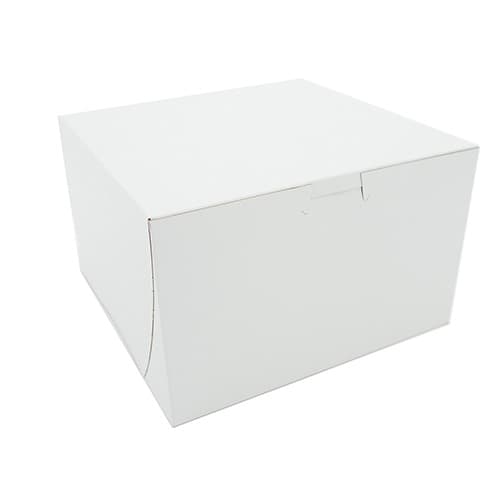 8" x 8" x 5" White Non-Window Bakery Box