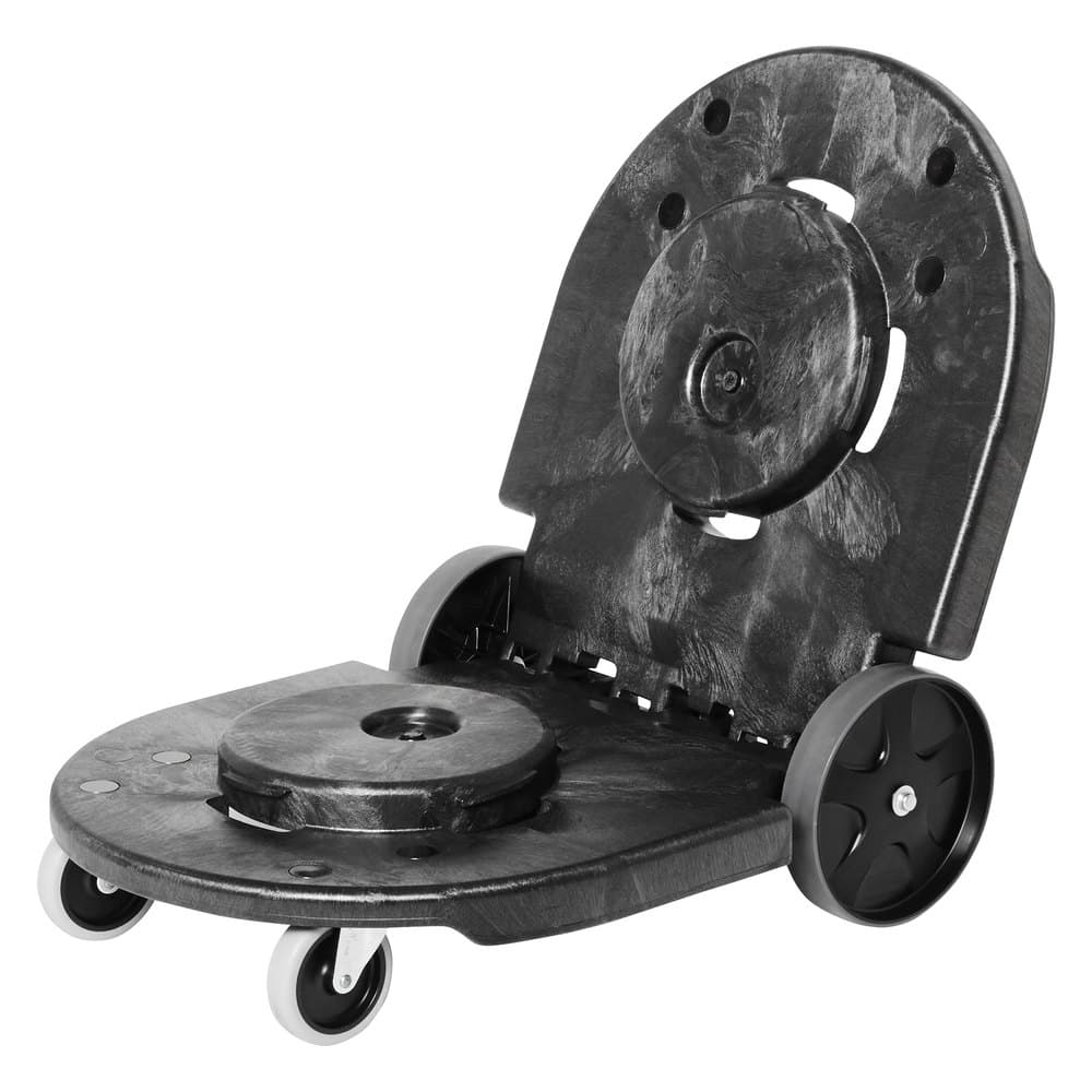 Rubbermaid FG264600BLA Black Brute Tandem Dolly for 44 Gallon Containers