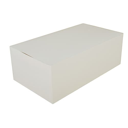 Southern Champion 9" x 5" x 3" White Take Out Dinner / Chicken Box with Tuck Top