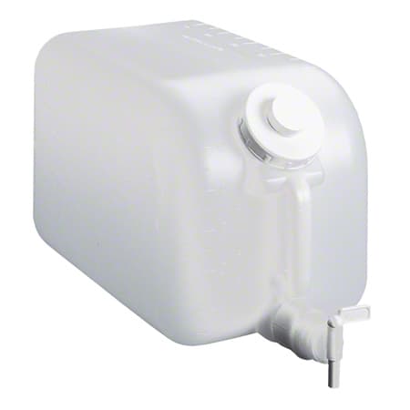 Tolco 180100 Shur-Fill 5 Gallon HDPE Dispensing Bottle w/B-Style Faucet - Image 1
