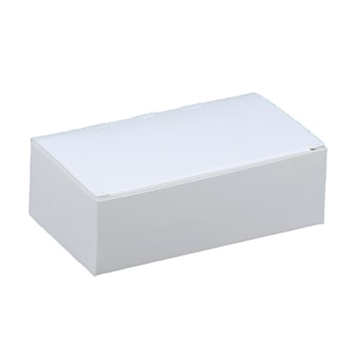 Southern Champion 5" x 2.75 x 1.625" White Snack Box with Tuck Top - Image 1