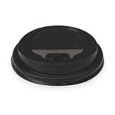 Black PS Lid - fits 10-20 oz Paper Hot Cups