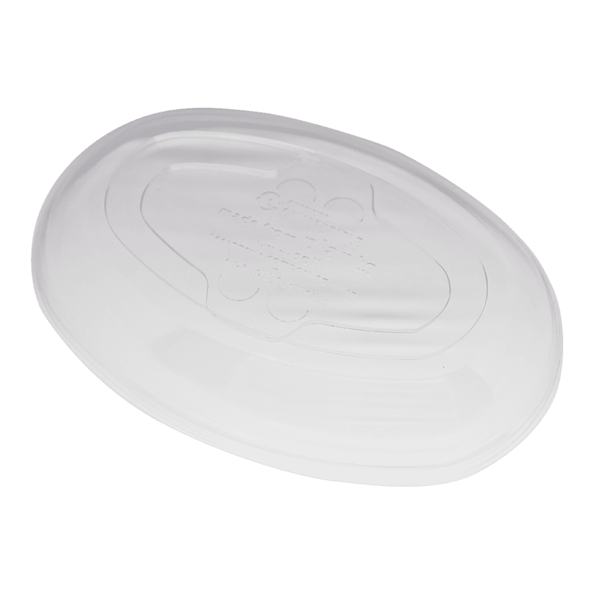 Clear PLA Lid - fits 24 oz Burrito Bowls - Image 1