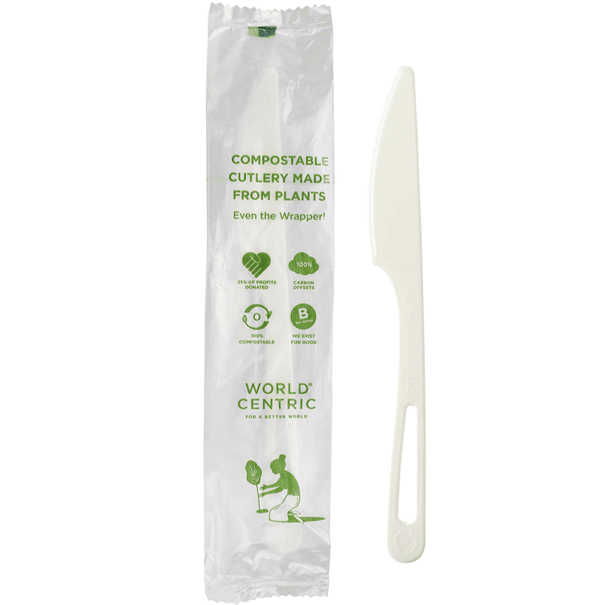 6.7" Individually Wrapped Knife - Image 1