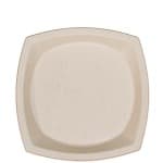 Dart 10PSC1PF 10" Square PFAS-Free Compostable Sugarcane Plate - Image 1