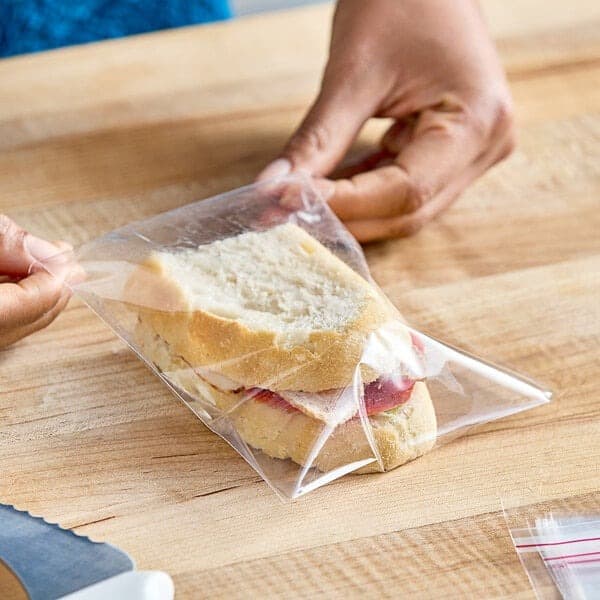 5" x 5" x 1" Clear Resealable PP Bag - Image 1