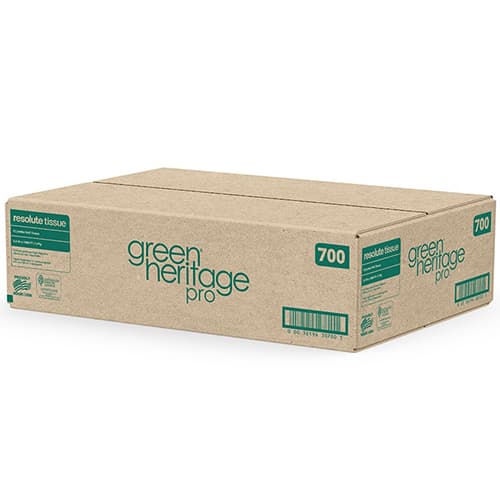 Resolute Tissue Green Heritage Pro 700 Jumbo Roll Tissue - Image 1