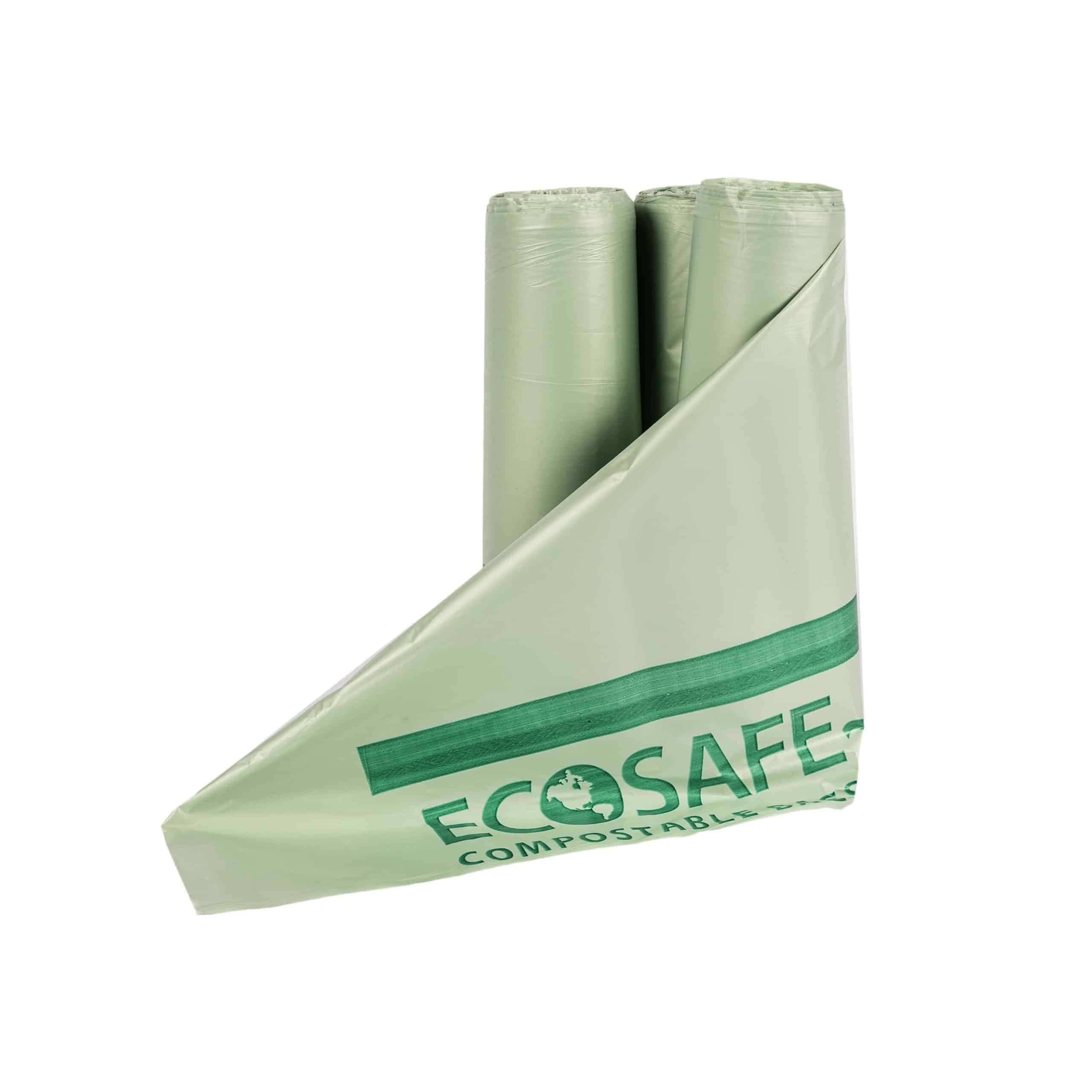 48 Gallon Compostable Can Liner, 39x55, 0.85 mil
