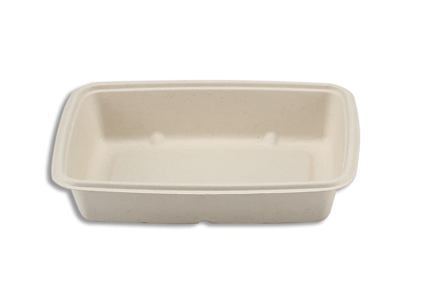 30 oz Fiber Rectangle Container, 9x6