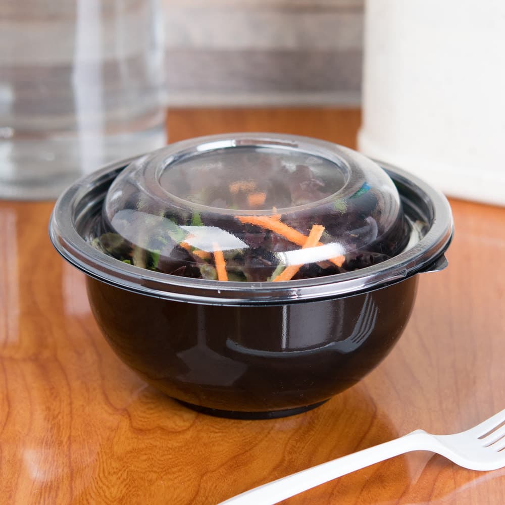 Dome PET Lid - fits 8-16 oz PET Bowls - Image 1