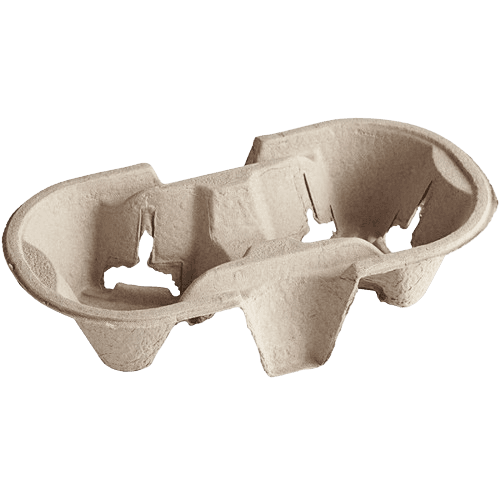 2-Cup Fiber Beverage Tray