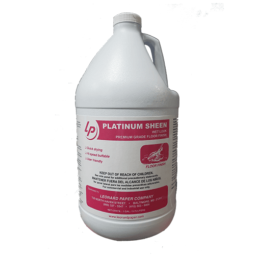 Platinum Sheen Wet Look Floor Finish Gallon