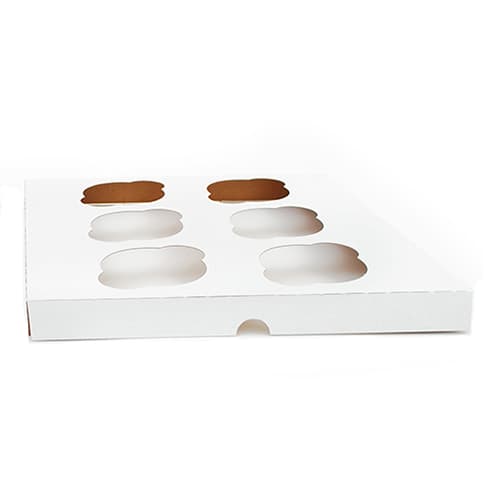 Southern Champion Reversible 6 Cupcake Insert for 10" x 10" Box