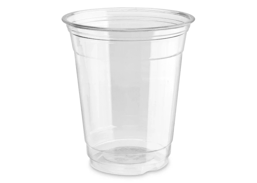 12 oz Clear Cold Cup, PET - printed 1 color