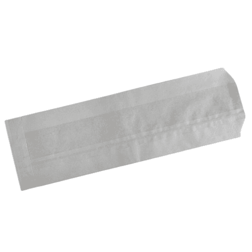 4.5" x 2" x 14" White Submarine Sandwich Bag - Image 1