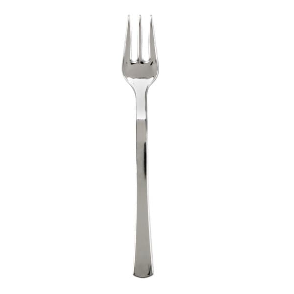 Fineline 6500.SV Tiny Temptations 4" Silver Tasting Fork - Image 1
