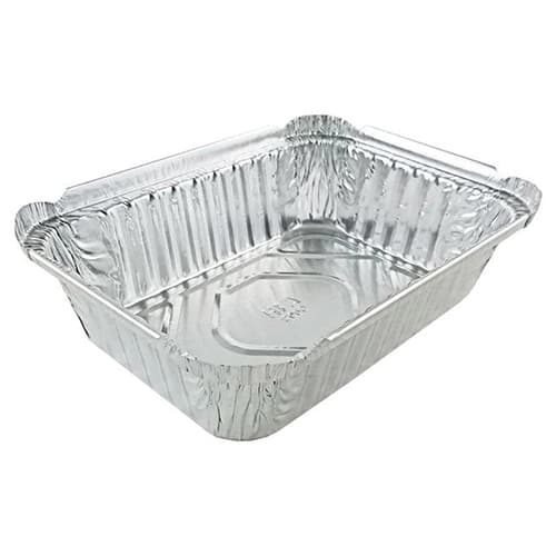 24 oz Rectangle Foil Food Container - Image 1