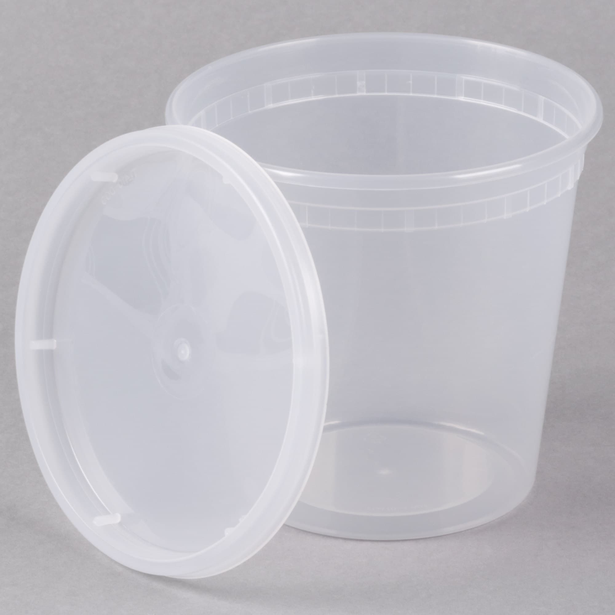 24 oz Round PP Deli Container with Lid