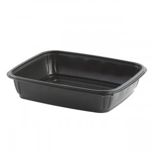 Half Size PP Steam Pan, Black - Image 1