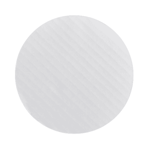 Southern Champion 6" White Corrugated Cake Circle - Image 1