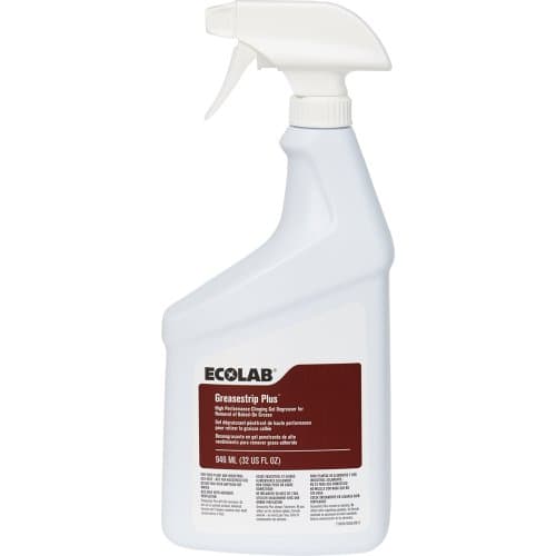 Ecolab High Performance Greasestrip Plus Clinging Gel Degreaser - 32 oz