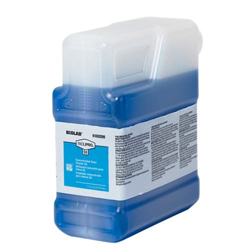Ecolab 1.3 Liter FaciliPro™ 50 Concentrated Glass Cleaner