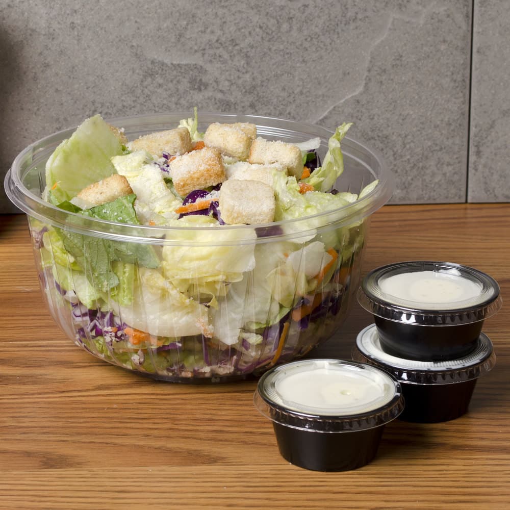 PresentaBowls® Clear Round Plastic Bowl - 48 oz - Image 1