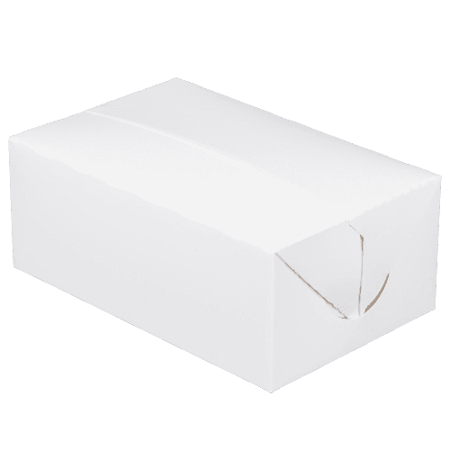 Southern Champion 7" x 4.5" x 2.75" White Take Out Dinner / Chicken Box with Fast Top - Image 1