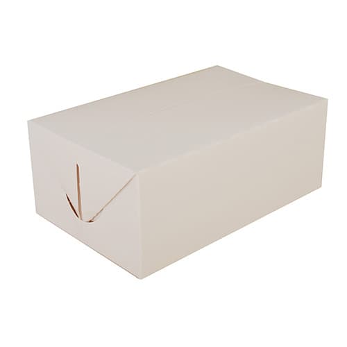 Southern Champion 7" x 4.5" x 2.75" White Take Out Dinner / Chicken Box with Fast Top