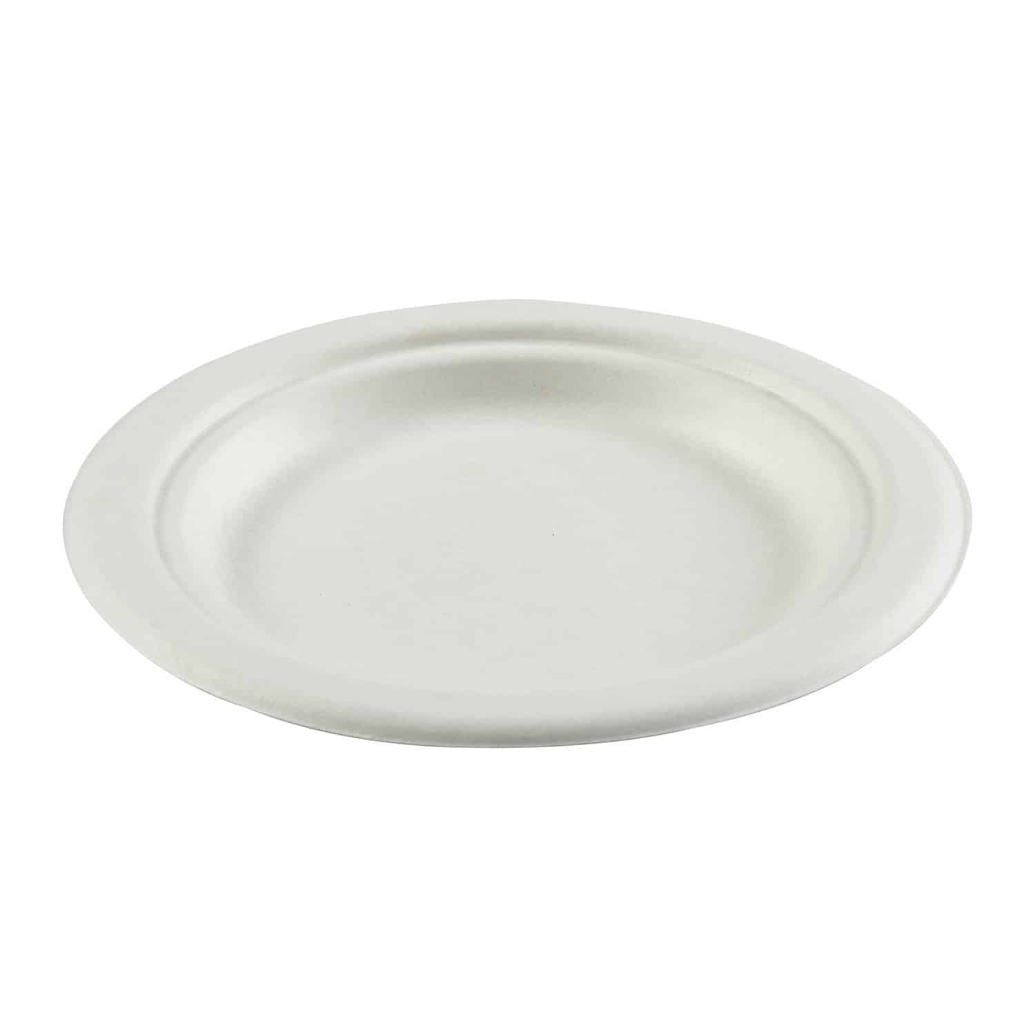 6" Round Fiber Plate - Image 1