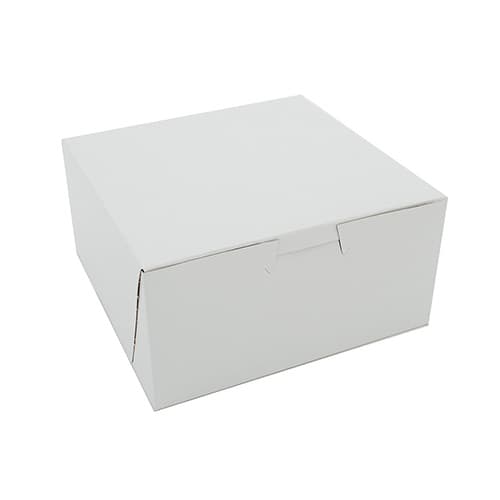 Southern Champion 6" x 6" x 3" White Non-Window Bakery Box - Image 1