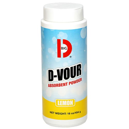 BIG D 16 oz Lemon Scent D-Vour Absorbent Powder