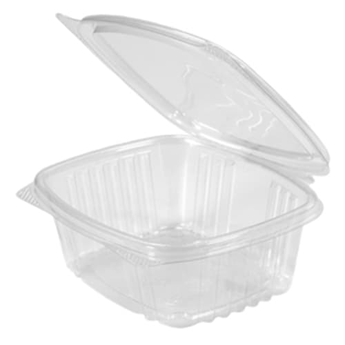 Genpak AD12 12 oz. Secure Seal® Clear Hinged Deli Container