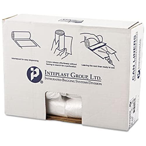 12-16 Gallon Heavy Duty Can Liner, 24x33", Clear - Image 1