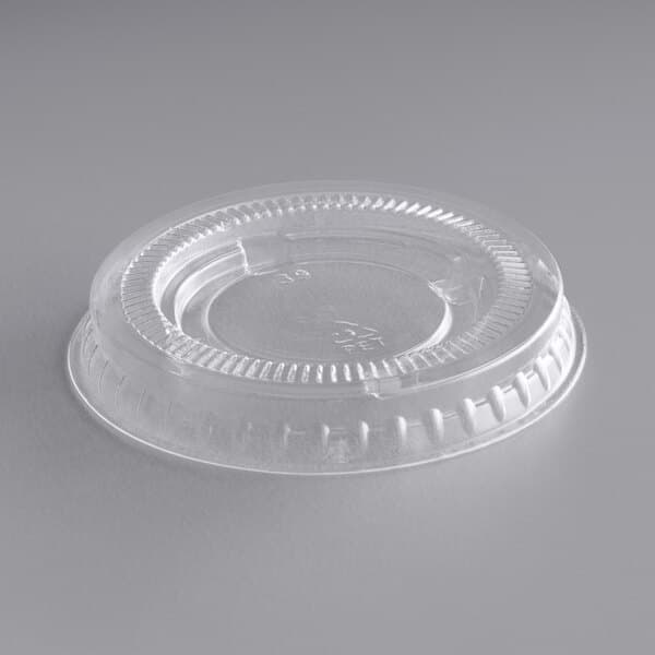 Clear PET Lid - fits 1 oz Portion Cup - Image 1