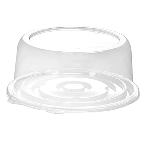 WNA CakePAK™ 10" x 5" Clear PET High Cake Dome & Base - Image 1