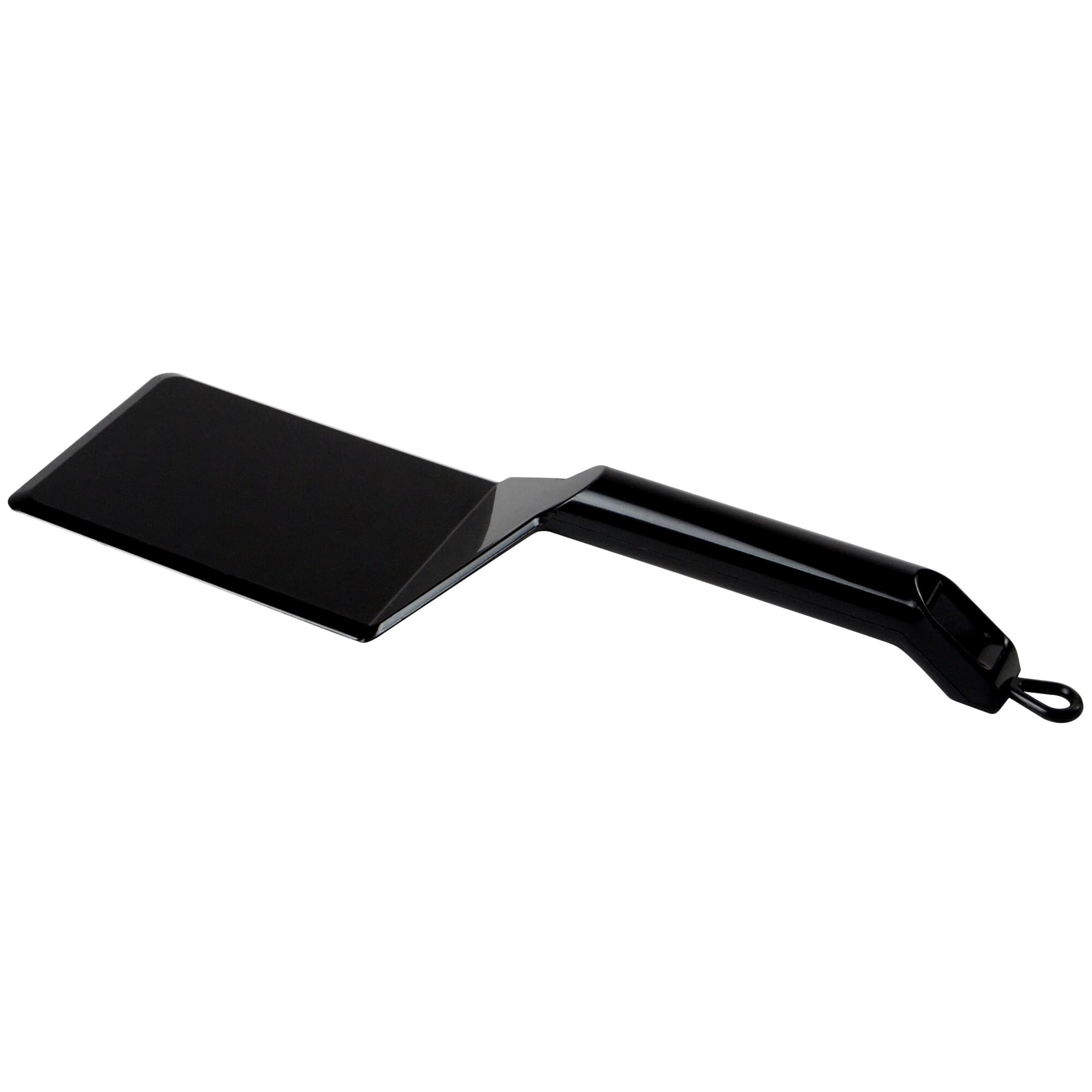 Fineline Platter Pleasers 10 1/4" Black Disposable Spatula - Image 1
