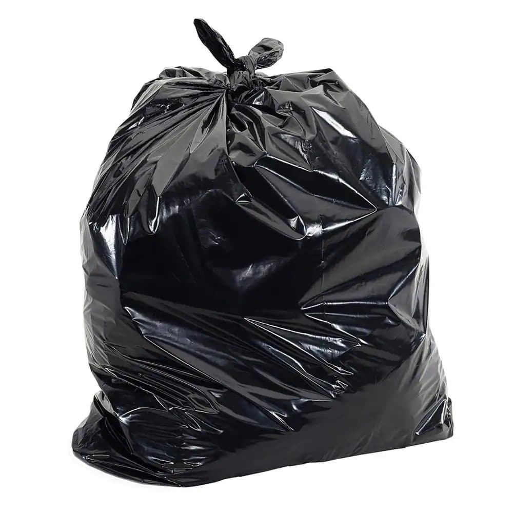 45 Gallon Heavy Duty Can Liner, 40x48", Black