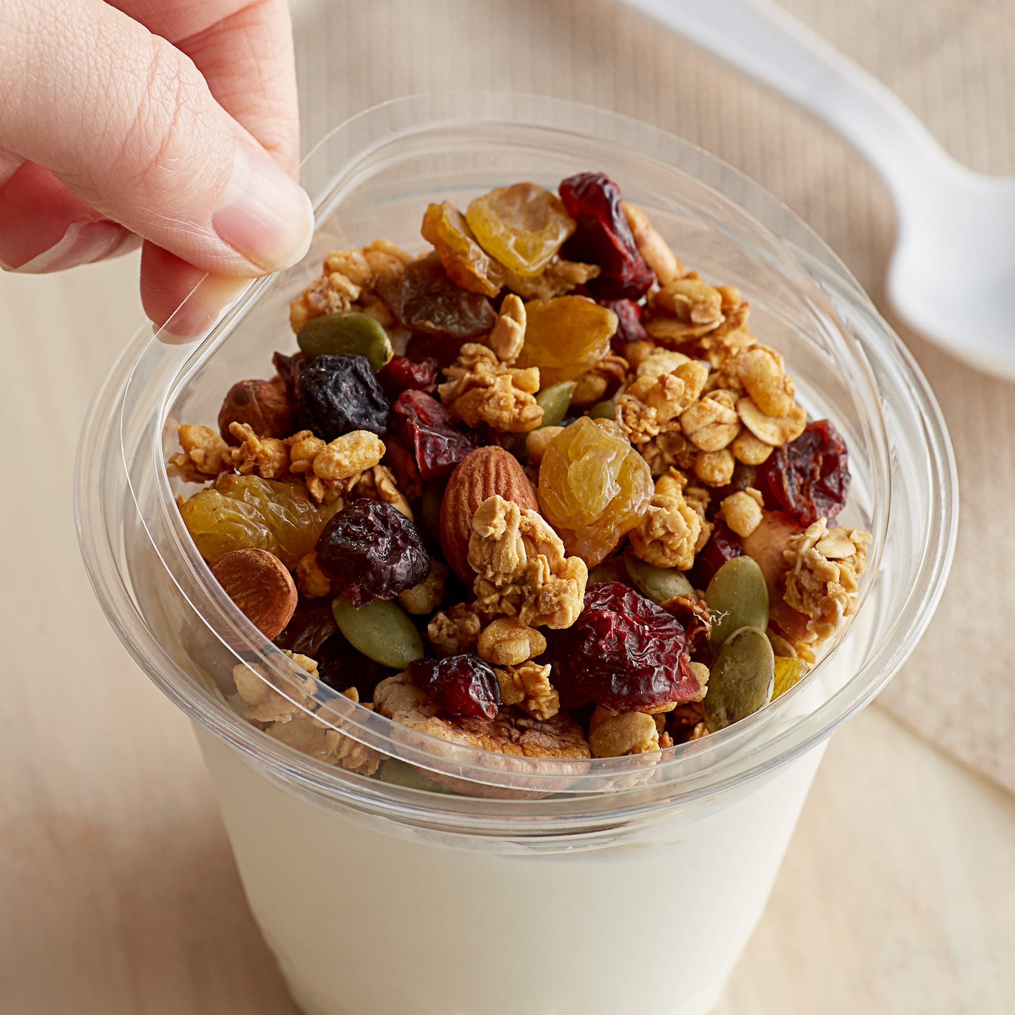 4 oz Insert for 12 oz Cold Cup, Flat, Clear - Image 1