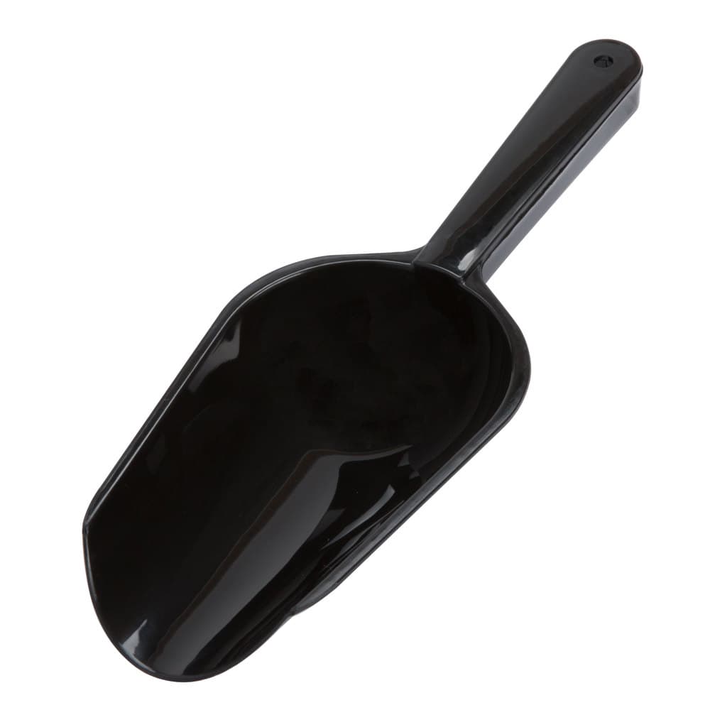 Fineline 3314-BK Disposable 6 oz. Black Utility and Ice Scoop - Image 1