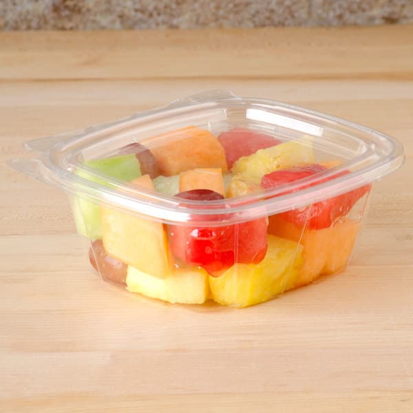 12 oz Rectangle Deli Container with Lid - Image 1