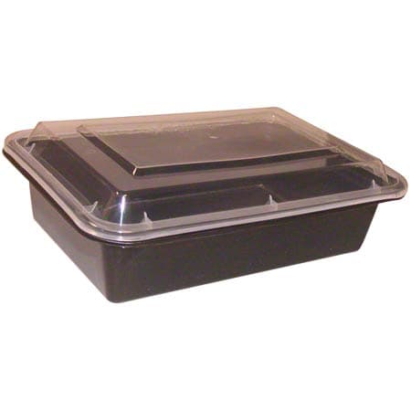 38 oz Rectangle PP Container Combo Kit