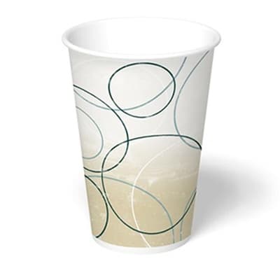 22 oz. Champagne Paper Cold Cup - Image 1