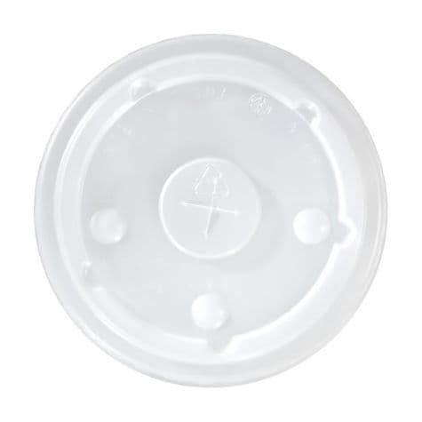 12/16/18/20/22/24 oz. Flat/Translucent Paper Cold Cup Lid - Image 1