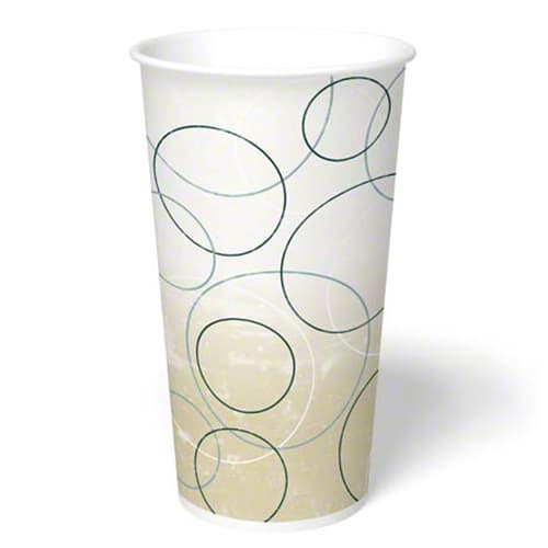 20 oz. Champagne Paper Tall Cold Cup - Image 1
