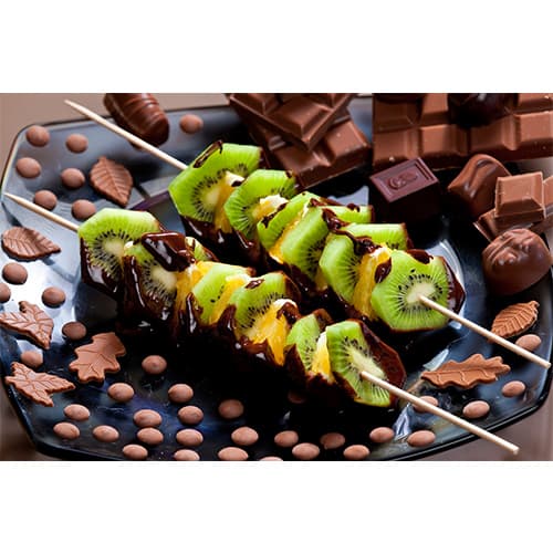 Rofson BA10 10" Eco-Friendly Round Bamboo Skewer - Image 1