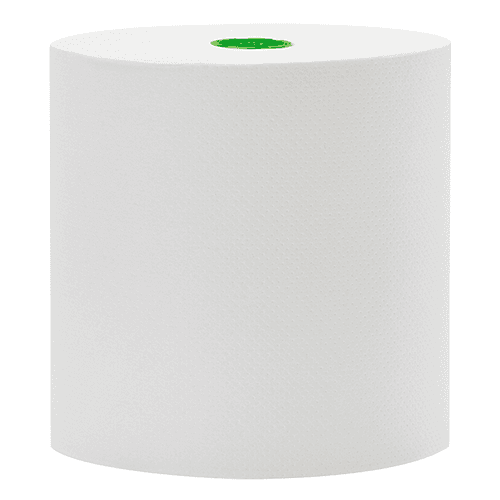Revo® Hardwound Towel Rolls, White, 1-Ply, 800′ 225815