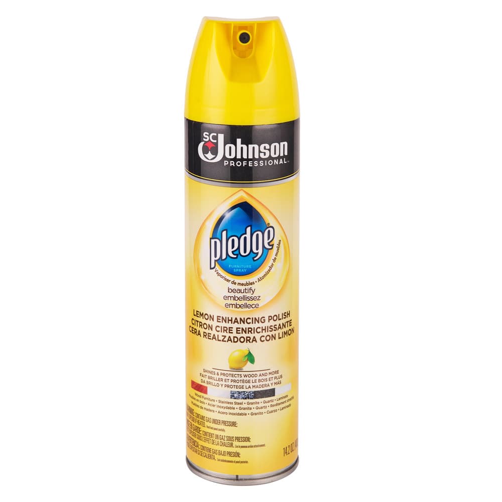 SC Johnson Pledge® 301168 Beautify 14.2 oz. Lemon Enhancing Furniture Polish - Image 1