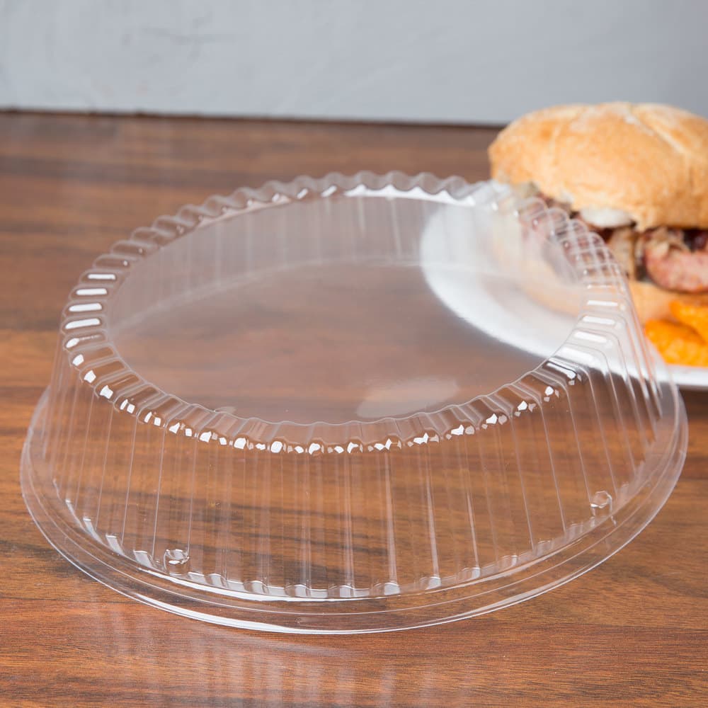 Dart CL9P 9" Clear Plastic Dome Plate Cover - Image 1